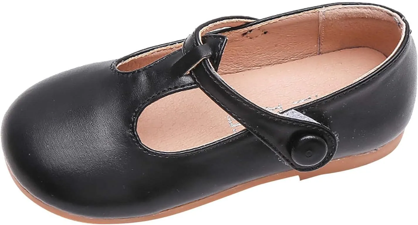 Baby Girl Princess Shoes Slip On Children's Soft-soled Baotou Anti-collision Sandals Soft-soled Dance Leather Shoes