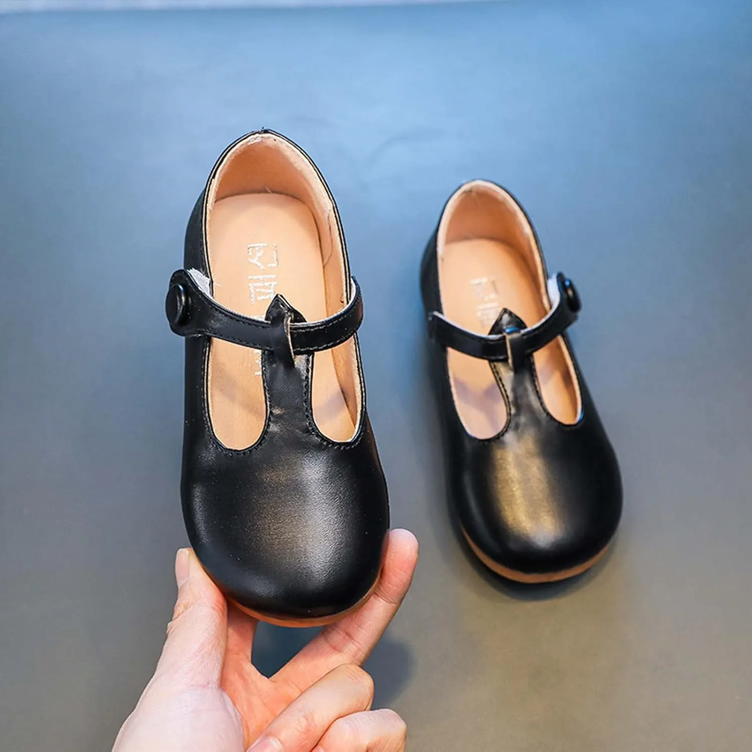 Baby Girl Princess Shoes Slip On Children's Soft-soled Baotou Anti-collision Sandals Soft-soled Dance Leather Shoes