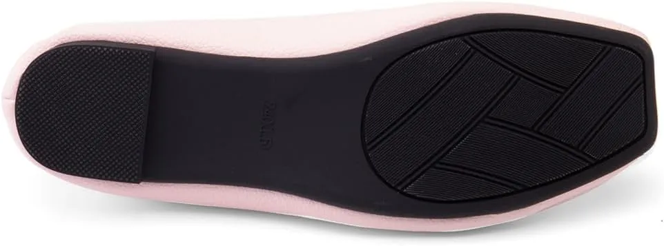 Ballet Flats for Womens Girls Square Toe Soft Comfortable Slip On Ballerina Walking Loafers Dress Shoes