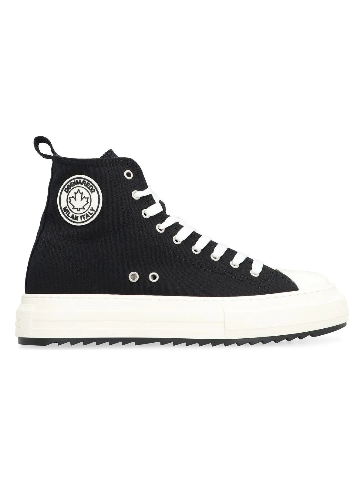 CANVAS HIGH-TOP SNEAKERS