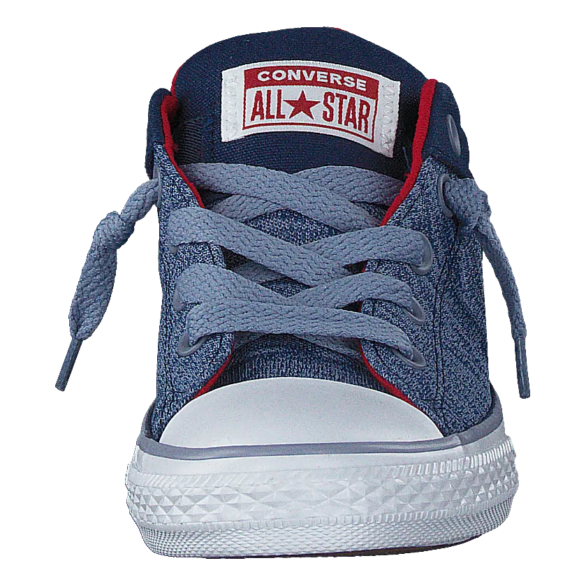 Ct All Star High Street Slip Navy/glacier Grey/white