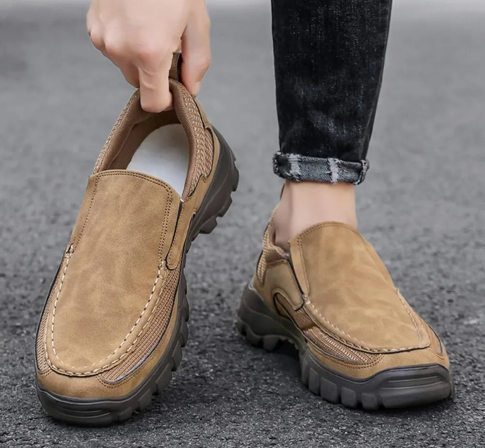 Loafers Shoes for Men Slip On Walking Shoes Lightweight Comfort Work Shoes Soft Penny Driving Shoes Size 6-10 US