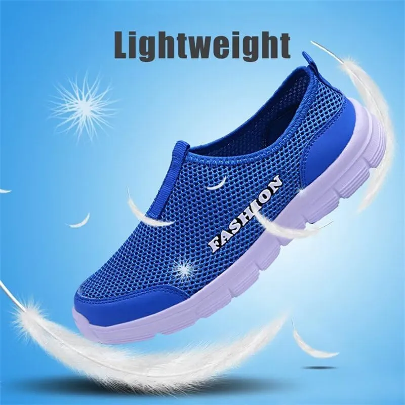 Mens Womens Breathable Walking Sneakers for Summer Sport Running Beach Vacation