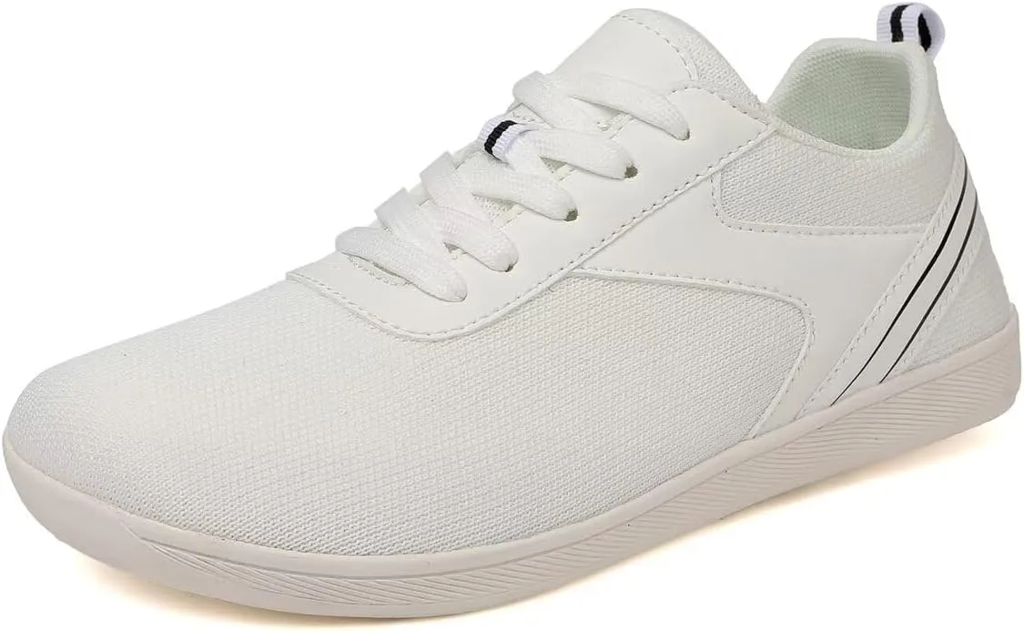 Men's Women's Concise Breathable Fabric Walking Shoes
