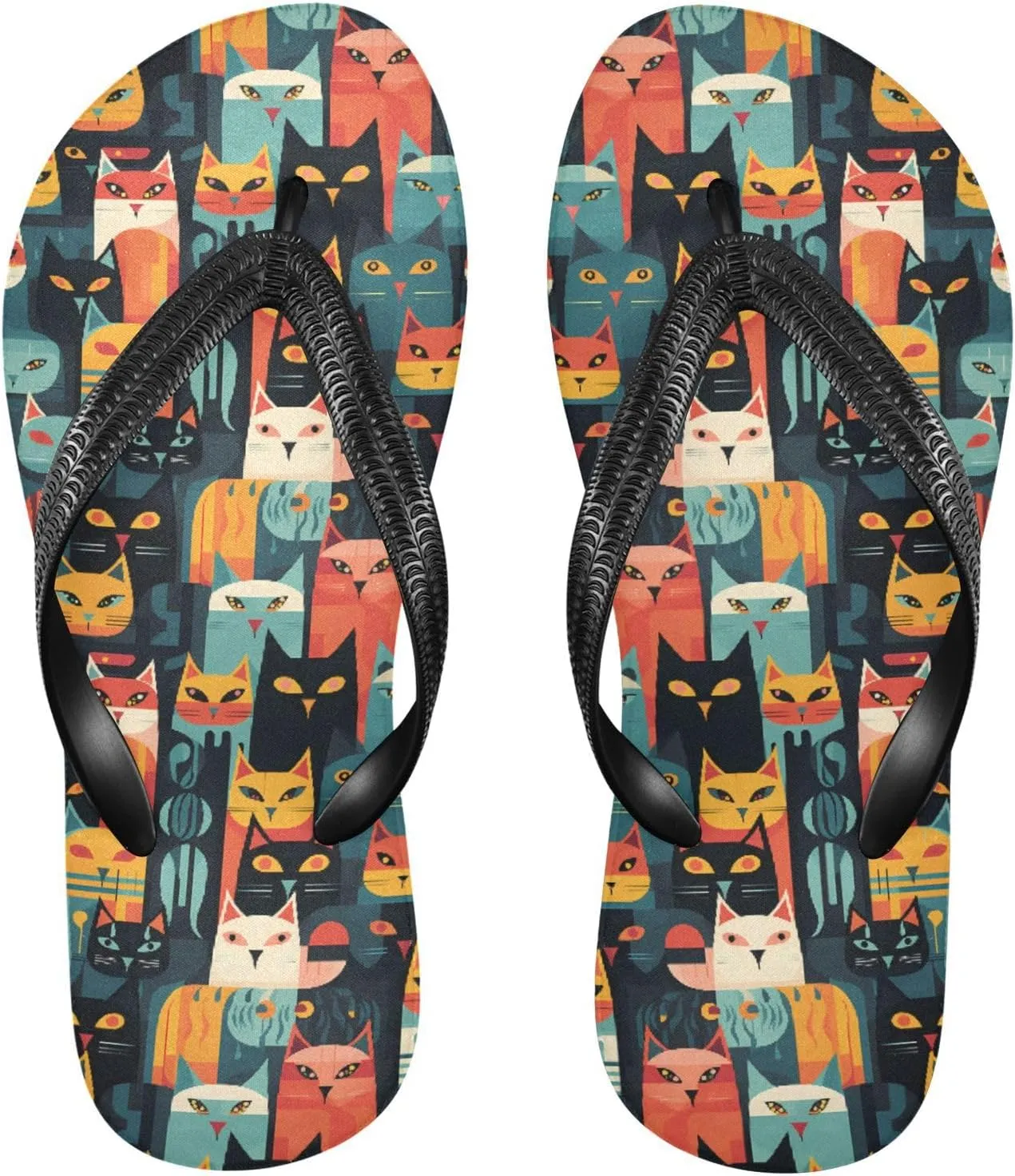 MNSRUU Flip Flops for Women Men Strawberry Flip Flops Womens Slides Men Sandals Shower Slippers Summer Non-Slip Flipflops for Swim Beach Bathroom, XS