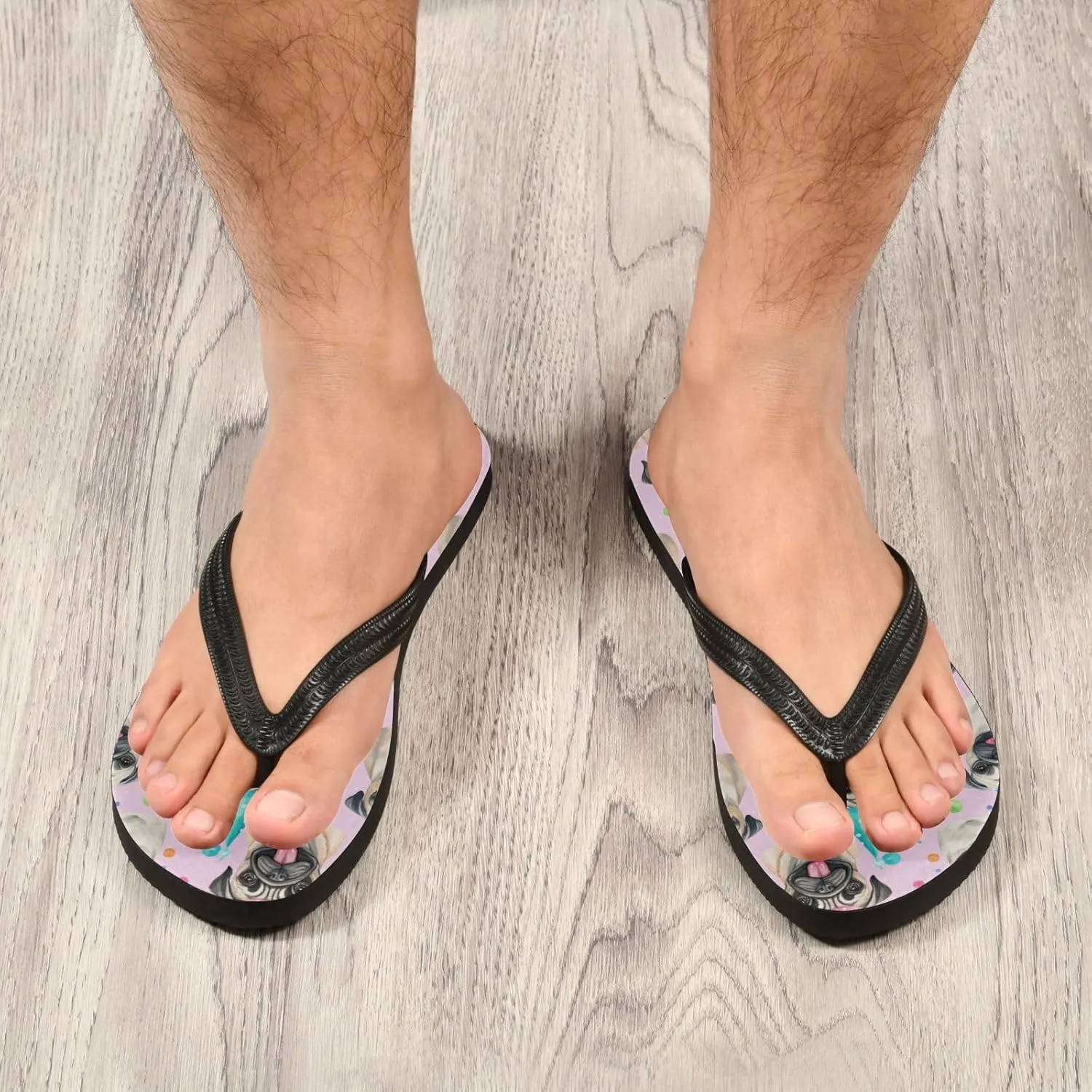 MNSRUU Flip Flops for Women Men Strawberry Flip Flops Womens Slides Men Sandals Shower Slippers Summer Non-Slip Flipflops for Swim Beach Bathroom, XS