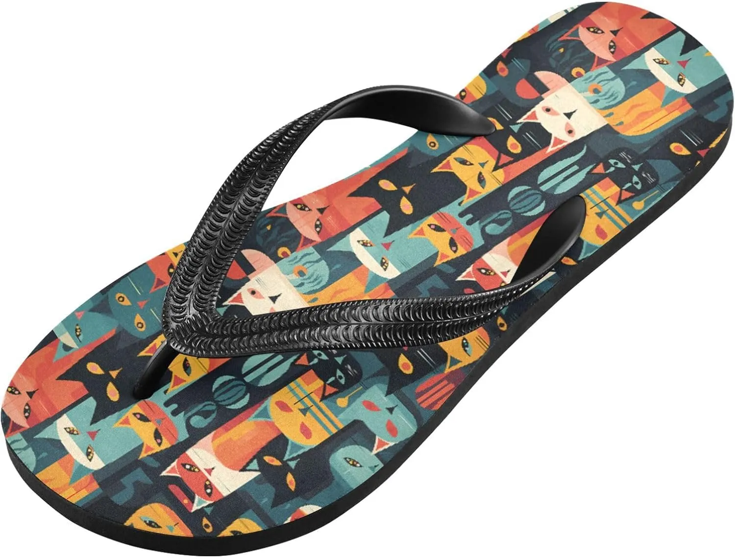MNSRUU Flip Flops for Women Men Strawberry Flip Flops Womens Slides Men Sandals Shower Slippers Summer Non-Slip Flipflops for Swim Beach Bathroom, XS
