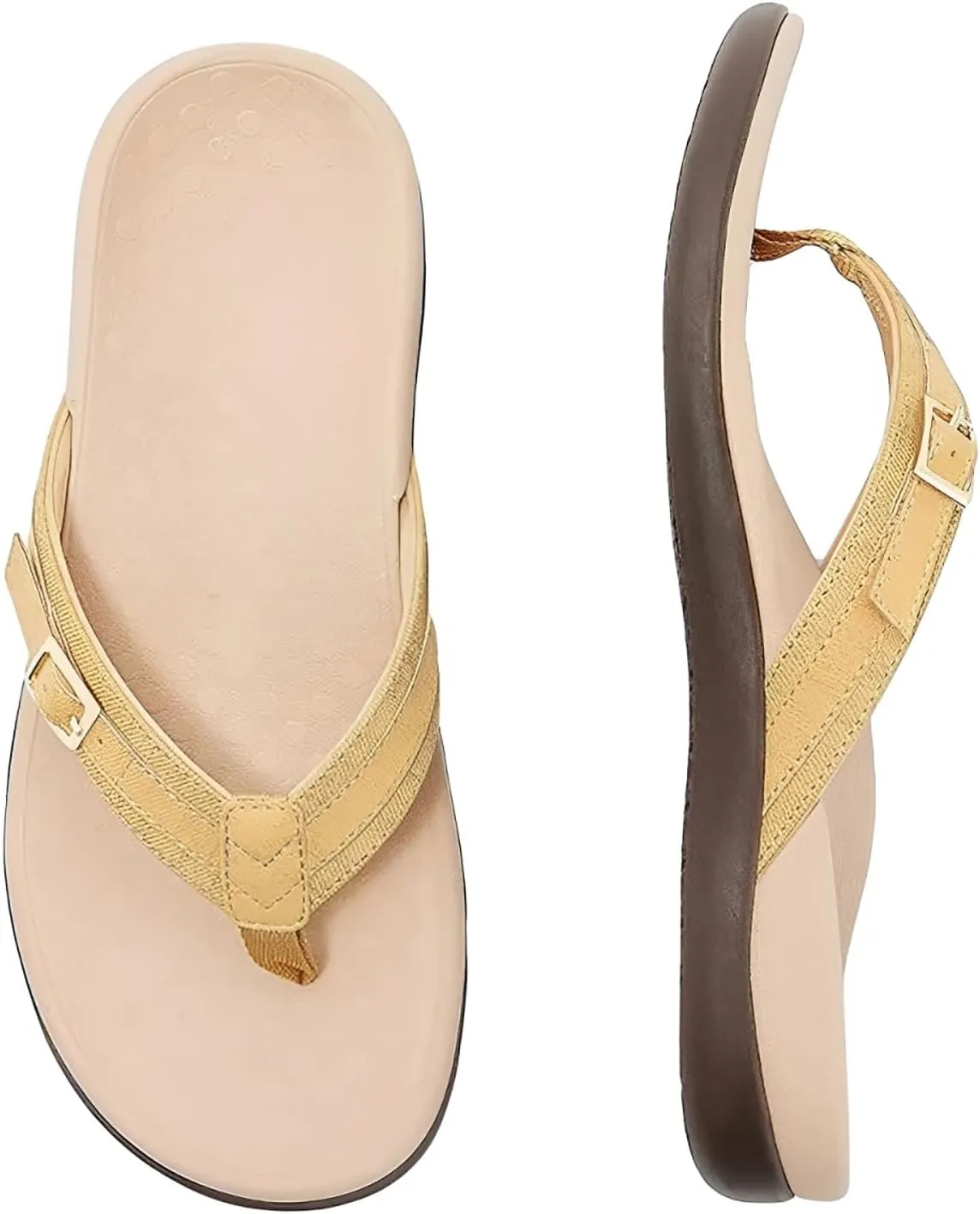 Pylera Orthopaedic Summer Sandals, Soft Bottom Massage Wedge Slide Flip Flops, Orthopedic Sandals with Arch Support