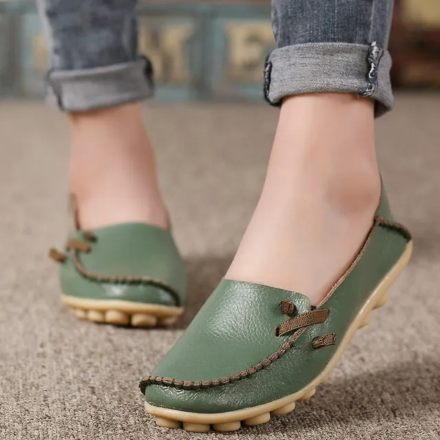The Genuine Leather Lace up Shoes