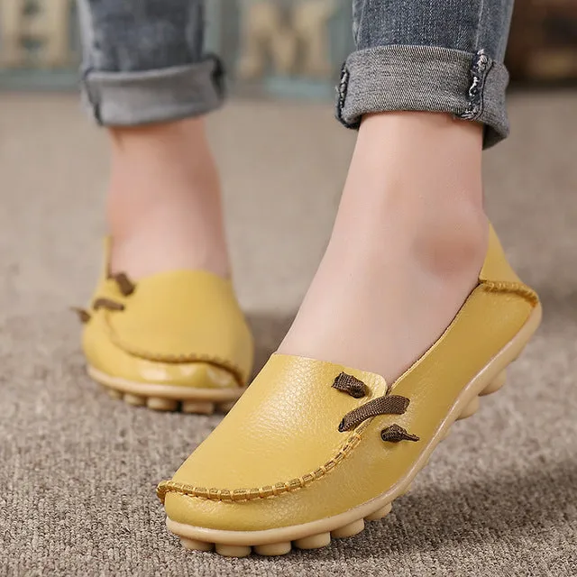 The Genuine Leather Lace up Shoes