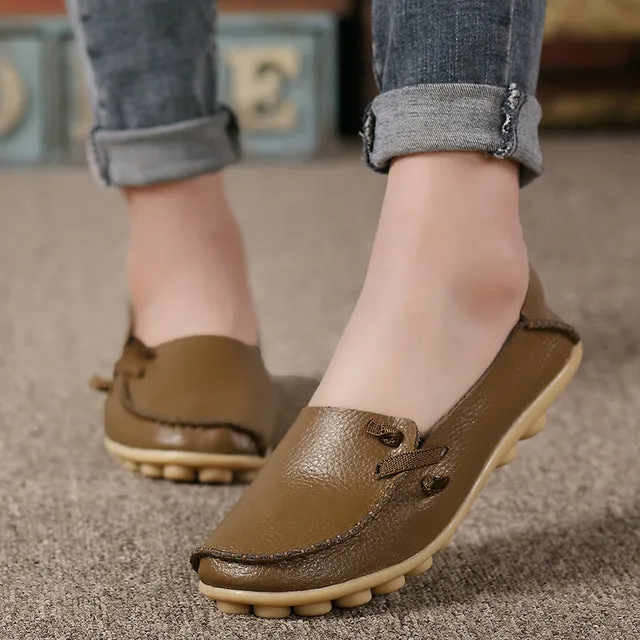 The Genuine Leather Lace up Shoes